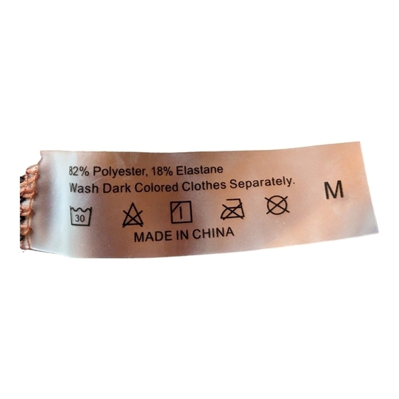 ⭐Boho rust unbranded high waisted strapless bikini size medium - Picture 2 of 4